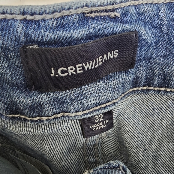 J.Crew high rise wide leg blue denim jeans size 32 - Picture 8 of 8